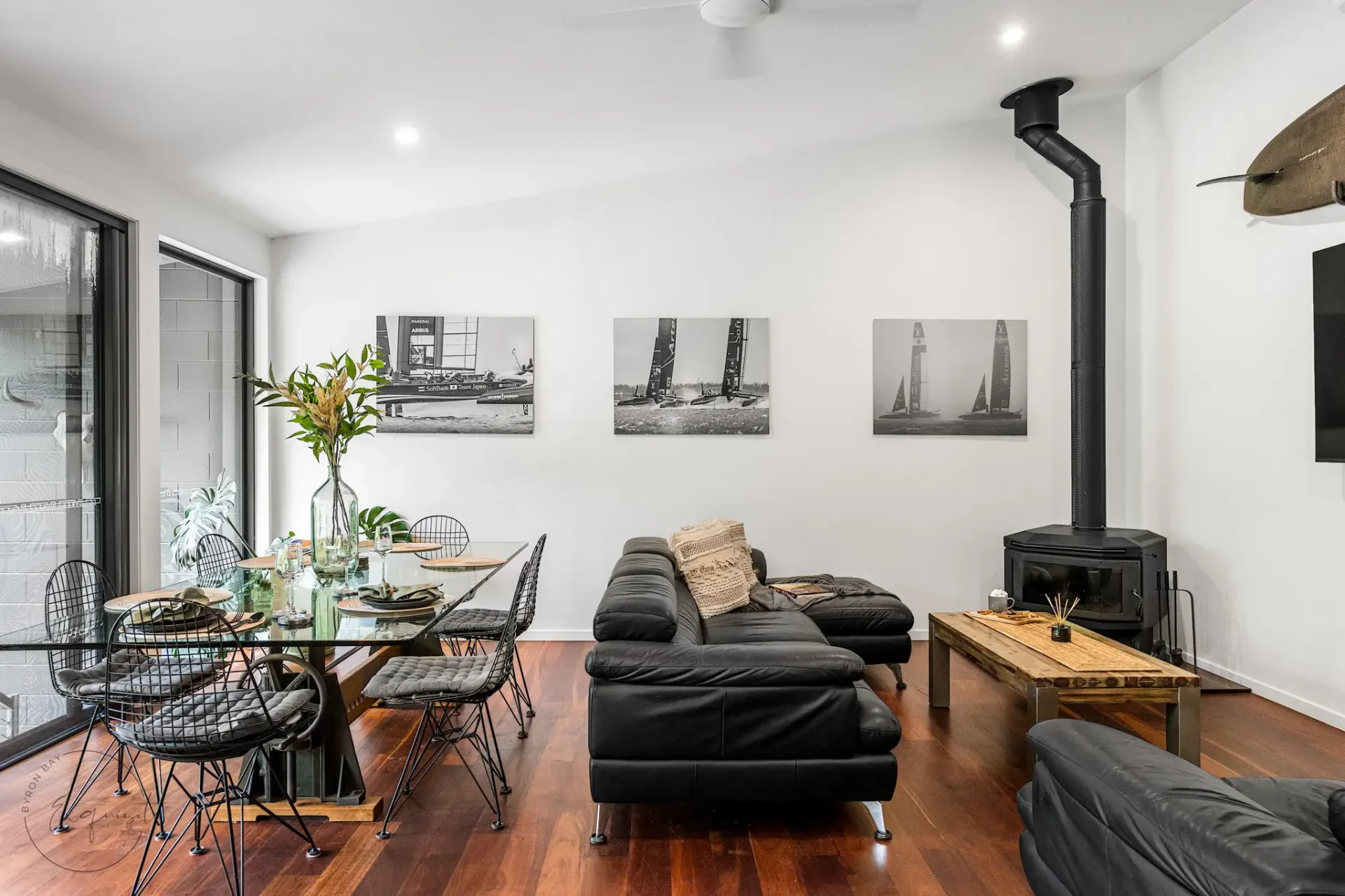 Living space after styling